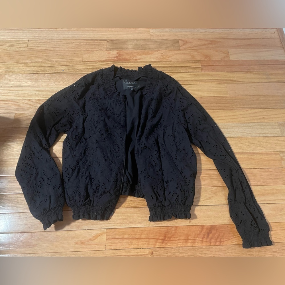 Sanctuary Black Lacey Jacket Size XS